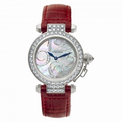 Cartier wj123221 Pasha 32 Quartz Female 18k White Gold