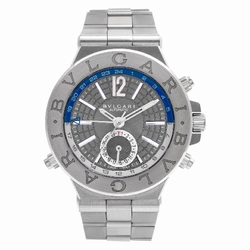 Bvlgari DG 40 S GMT Diagono Automatic Male Stainless Steel