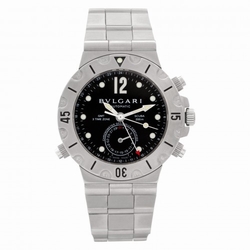 Bvlgari SD 38 S GMT Scuba Automatic Male Stainless Steel