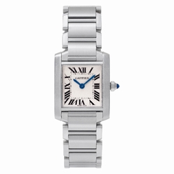 Cartier w51008q3 Tank Francaise Quartz Female Stainless Steel