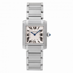Cartier W51011Q3 Tank Francaise Quartz Female Stainless Steel