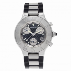 Cartier W10125U2 Chronoscaph 21 Quartz Unisex Stainless Steel