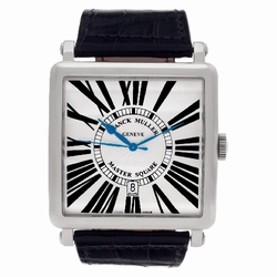 Franck Muller 6000 K SC Master Square Automatic Male 18k White Gold