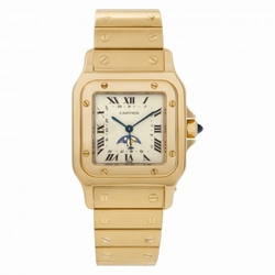 Cartier 819901 Santos Quartz Unisex 18k yellow gold