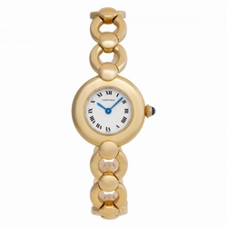 Cartier 1989-1 Colisee Quartz Female 18k yellow gold