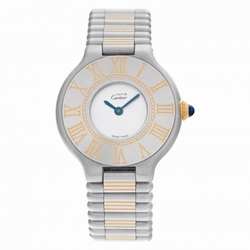 Cartier A00382 Must 21 Quartz Unisex Stainless Steel & Gold Plated