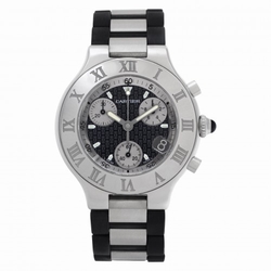 Cartier W10125U2 Chronoscaph Quartz Unisex Stainless Steel