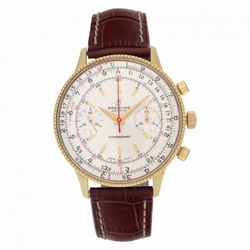 Breitling 21702 Chronomat Manual Male Gold Plate