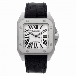 Cartier W20073X8 Santos 100 Automatic Unisex Stainless Steel