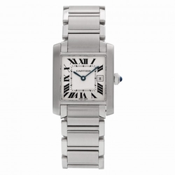 Cartier WSTA0005 Tank Francaise Quartz Female Stainless Steel