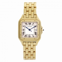 Cartier w25014B9 Panthere Quartz Unisex 18k yellow gold