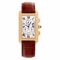 Cartier 1730 Tank Americaine Quartz Male 18k yellow gold