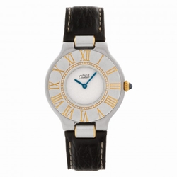 Cartier W1000944 Must 21 Quartz Male Stainless Steel