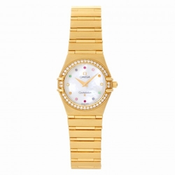 Omega 11777900 Constellation Quartz Female 18k yellow gold