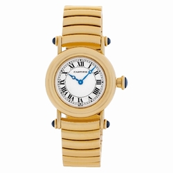 Cartier 1440 Diabolo Quartz Unisex 18k Yellow Gold