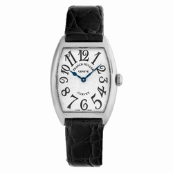 Franck Muller 7502qz Curvex Quartz Female 18k White Gold