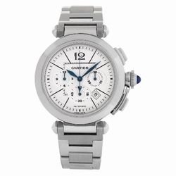 Cartier w31085m7 Pasha 42mm Automatic Male Stainless Steel