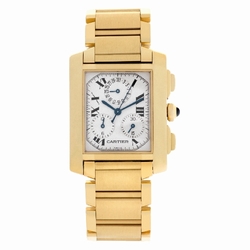 Cartier W50005R2 Tank Francaise Quartz Male 18k yellow gold