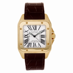 Cartier W20112Y1 Santos 100 Automatic Male 18k yellow gold
