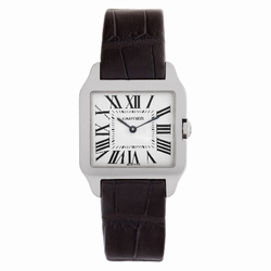 Cartier W2009451 Santos Dumont Quartz Unisex 18k White Gold