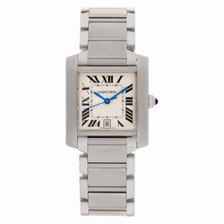 Cartier W51002Q3 Tank Francaise Automatic Unisex Stainless Steel