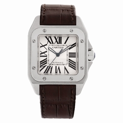 Cartier W20073X8/2656 Santos 100 Automatic Male Stainless Steel