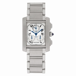 Cartier w51001q3 Tank Francaise Quartz Unisex Stainless Steel