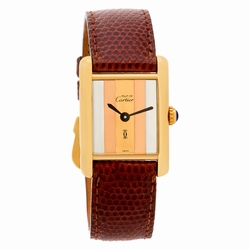 Cartier 3146110 Tank Manual Female Vermeil