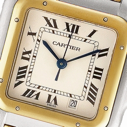 Cartier W25028B Panthere Quartz Male Stainless Steel