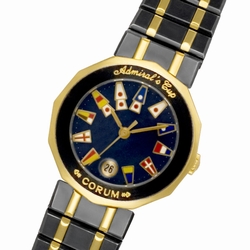 Corum 3961031V52 Admirals Cup Quartz Female 18k gold & blue steel