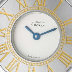 Cartier 125000P Must de Quartz Female Stainless Steel