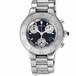Cartier w10172t2 Chronoscaph Quartz Male Stainless Steel