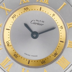 Cartier W10072R6 Must 21 Quartz Female 18k gold & Stainless Steel