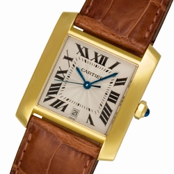 Cartier W5000156 Tank Francaise Automatic Male 18k yellow gold