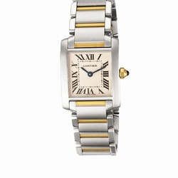 Cartier W51007Q4 Tank Francaise Quartz Female Stainless Steel