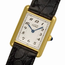 Cartier 22759 Tank Quartz Unisex Vermeil