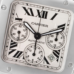 Cartier W2090X8 Santos 100 Automatic Male Stainless Steel