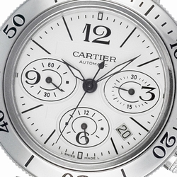 Cartier w31089m7 Pasha Seatimer Chrono Automatic Male Stainless Steel