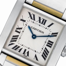 Cartier W51012Q4 Tank Francaise Quartz Unisex Stainless Steel