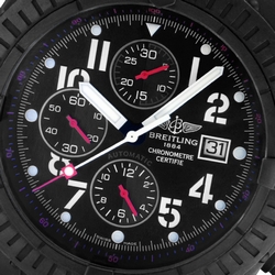 Breitling M1337010 Super Avenger Automatic Male Black PVD & Steel