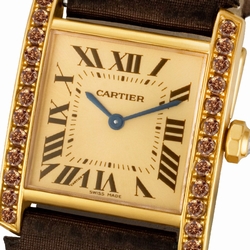 Cartier 1821 Tank Francaise Quartz Male 18k yellow gold