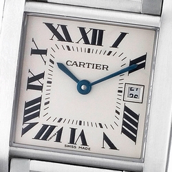 Cartier W51011Q3 Tank Francaise Quartz Unisex Stainless Steel