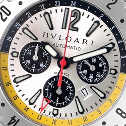 Bvlgari gmt40sfb Diagono Automatic Male Stainless Steel