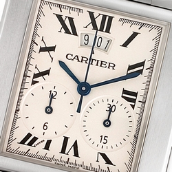 Cartier W51024Q3 Tank Francaise Quartz Male Stainless Steel