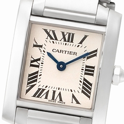 Cartier W51008Q3 Tank Francaise Quartz Female Stainless Steel