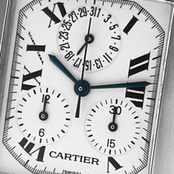 Cartier W51011Q3 Tank Francaise Quartz Male Stainless Steel