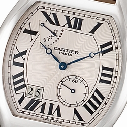 Cartier w1545951 Tortue Manual Male 18k White Gold