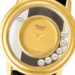 Chopard 21/2914 Happy Diamond Quartz Unisex 18k yellow gold