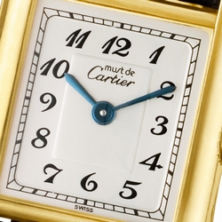 Cartier 45634 Tank Vermeil Quartz Female Vermeil