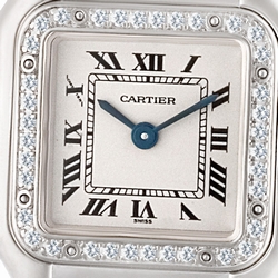 Cartier WF3091F3 Panthere Quartz Female 18k White Gold
